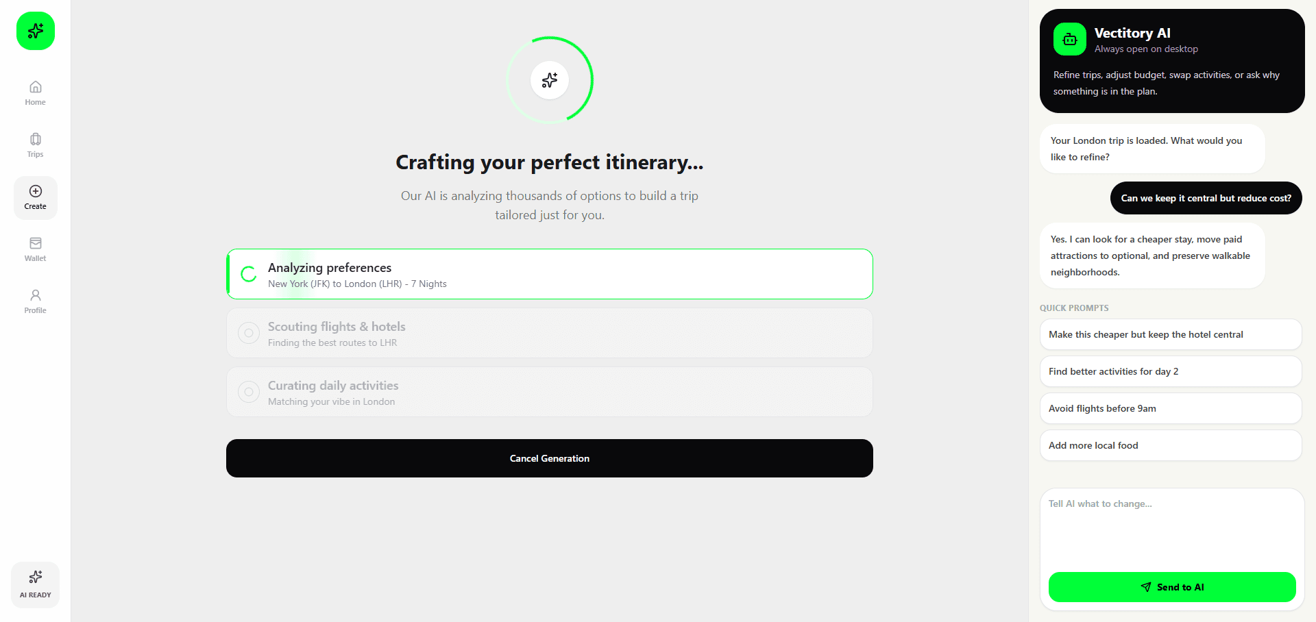 Refine with AI screenshot