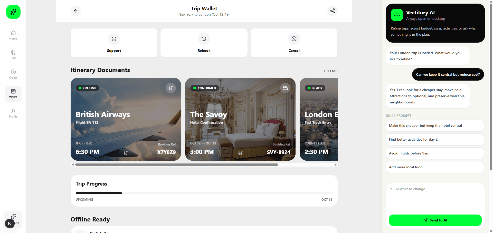 Trip Wallet screenshot